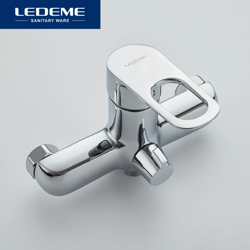 ledeme 1 set bathroom bathtub faucets fixture sets faucets set bath shower tap bathroom shower set waterfall shower head l2249 free global shipping