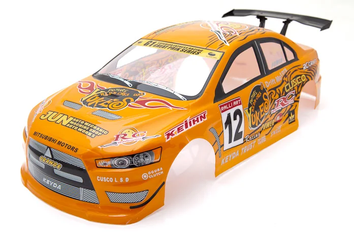 Хаки 1/10 rc автомобильные аксессуары 1/10 rc автомобильный Корпус Корпуса для 1:10 rc автомобиль размер: 190 мм-195 мм несколько вариантов - Цвет: Хаки