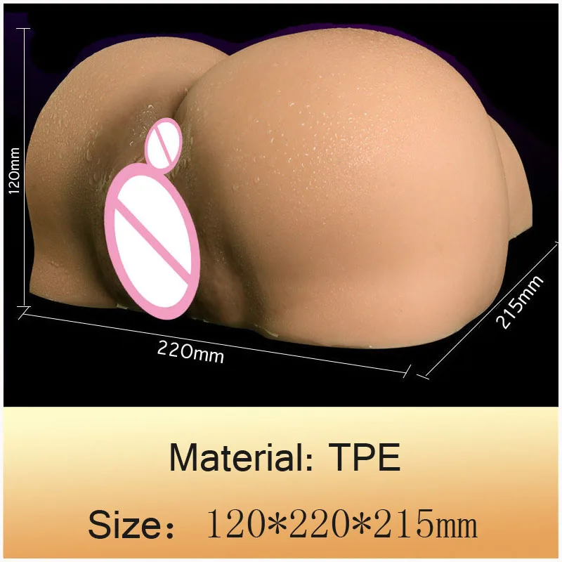 Super Realistic 1:1 Ass Mature Vagina Anal Artificial Pocket Pussy Big Male Masturbators Sex | Красота и здоровье