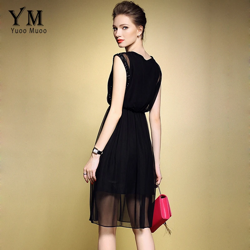 YuooMuoo Новое Прибытие Лето Женщины Red Dress Европейский Стиль Элегантных Женщин