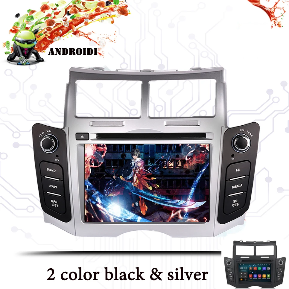 Android 9 0 4G + 64G ROM автомобильный dvd плеер Радио стерео для toyota Yaris 2005 2011 с WIFI BT 3/4G DAB GPS
