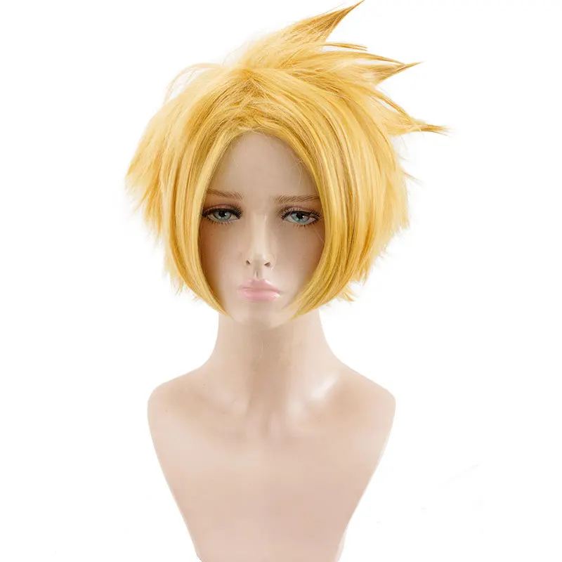 Coshome Boku No Hero Academy My Hero Academy Kaminari Denki парики Косплей Костюм Школьная форма мужской боевой костюм