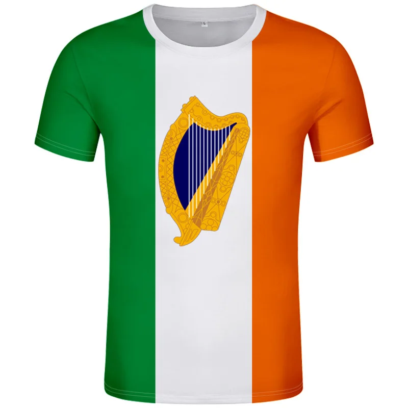 IRELAND футболка сделай сам Бесплатная на заказ с номером имени irl