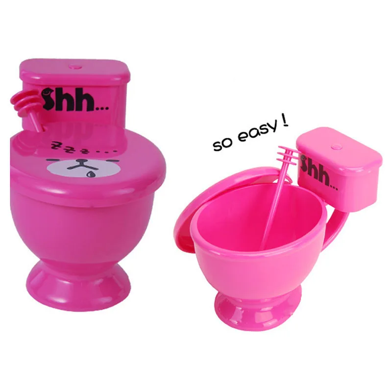 Rangnic Funny Toilet Mug with Spoon/lid WC Plastic Coffee Cap Cup Mugs for Lovers Friend Multi Colors Original P35 | Дом и сад