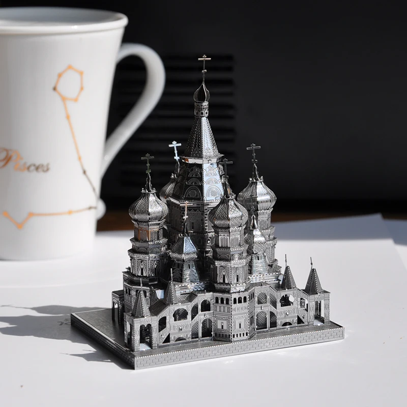 Piececool ST Basils Соборная Строительная Архитектура DIY 3D металлическая головоломка