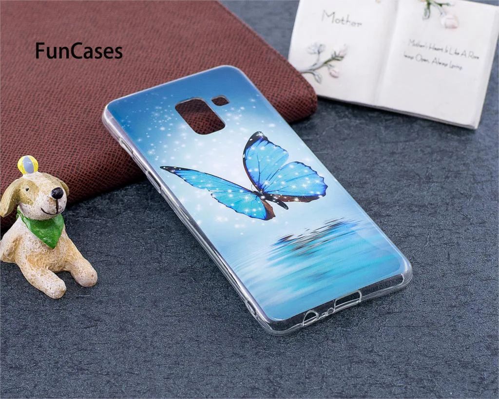 Светящийся чехол для samsung Galaxy A8 2018 LTE 530 A530 A530F SM-A530 SM-A530F A530F/DS SM-A530F/DS силиконовый