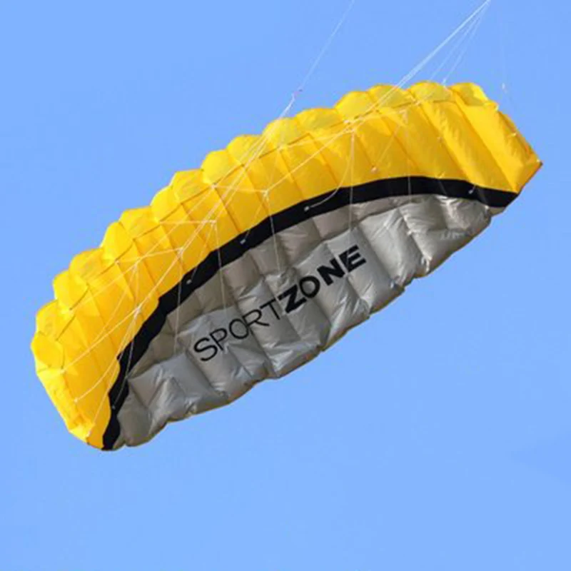 2 5 м на открытом воздухе спортивные Мощность двойной линии трюк Parafoil парашютом