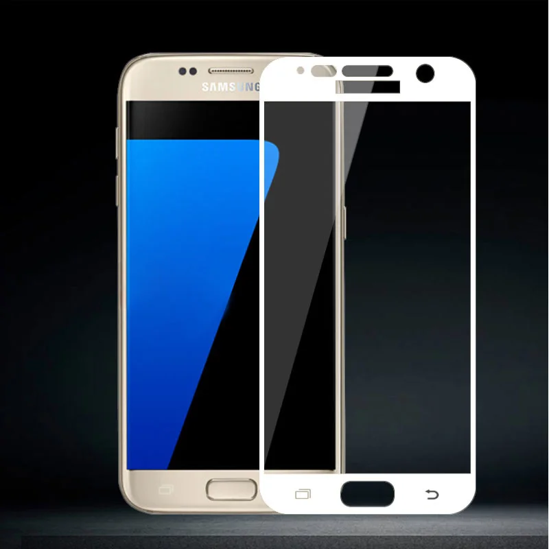 Передняя пленка из закаленного стекла для Samsung S7 G930F 5 1 ''Защитная экрана Galaxy