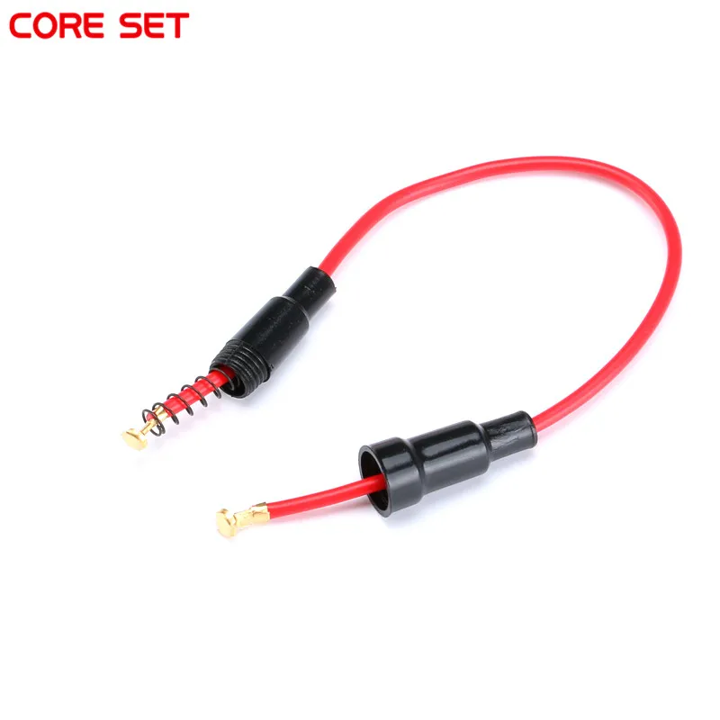 Держатель предохранителя 10 шт./лот стеклянный держатель 5 х20 мм с кабелем 22 AWG