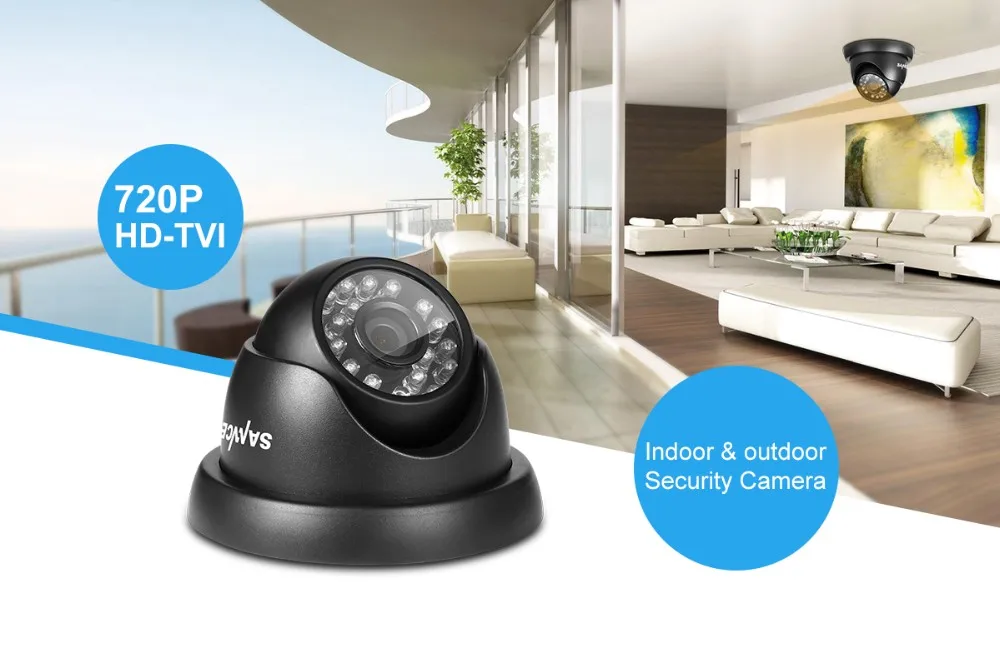 SANNCE аналоговая камера наблюдения безопасности 1200TVL 720P AHD CCTV купольная камера Крытый Открытый ИК ночного видения 1.0MP CCTV камера s