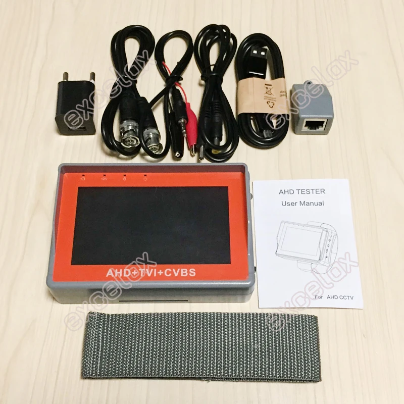 4," lcd 1080 P AHD TVI CVI CVBS Аналоговый тестер систем Скрытого видеонаблюдения с дисплеем PTZ Аудио Видео DC 5 V 12 V Out RJ45 UTP кабель тестовый перезаряжаемый