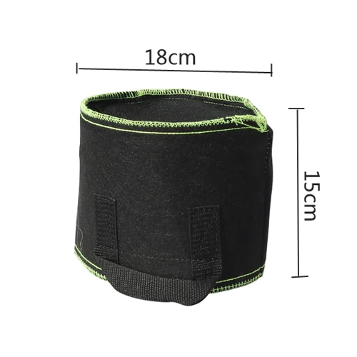 18cm x 15cm Садовые горшки растение овощной мешок круглый горшок для Аэрации Контейнер для выращивания мешок нетканый материал обрезки мешки для растений 1 шт - Цвет: 18cm x 15cm