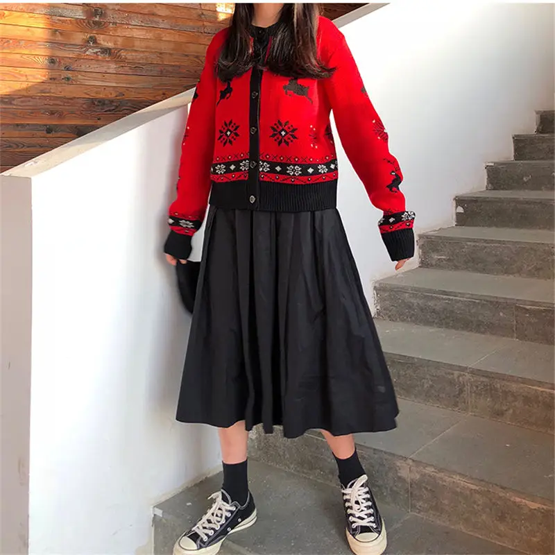 HziriP Fashion Lazy Style Women Knitted Sweater 2019 New Autumn Winter Loose Wild Student Cardigans Female Outerwear |