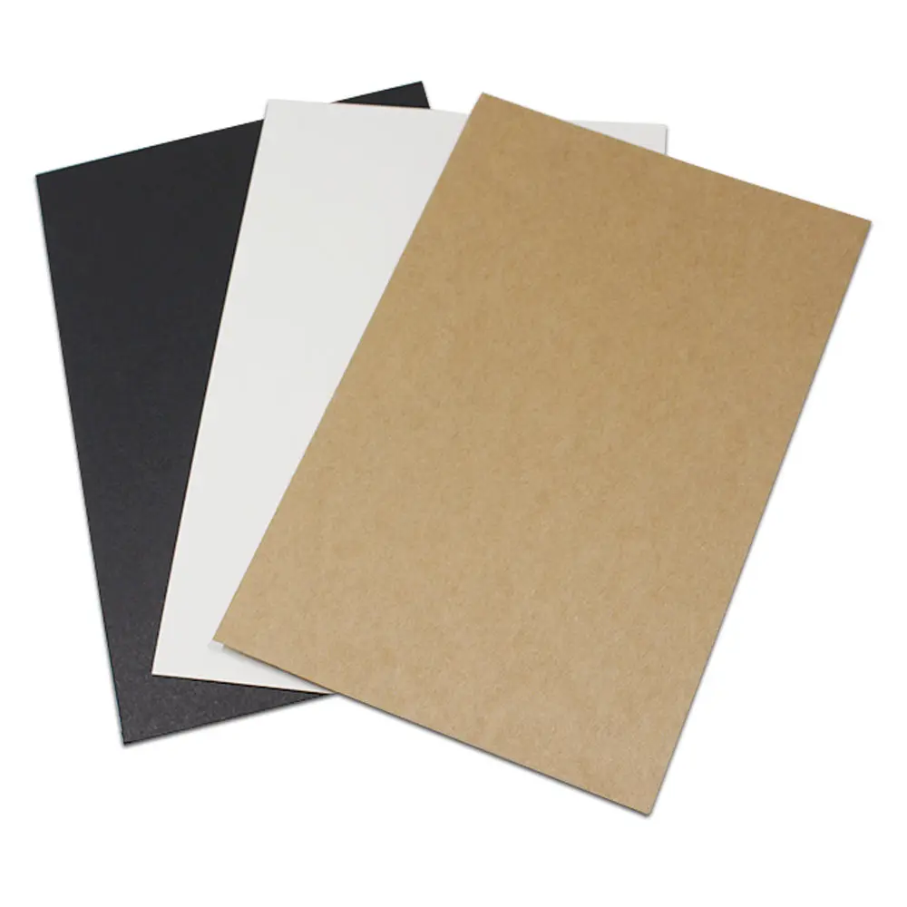 

10x15cm 50Pcs Black Brown Kraft Paper Blank Card Greeting Word Cardboard Invitation Card Party Wedding Retro Message Postcards