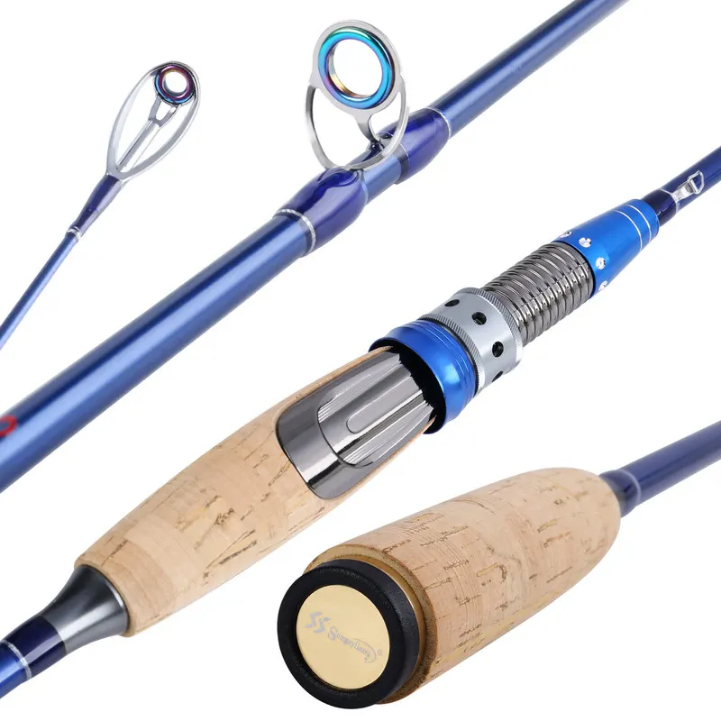 Sougayilang 4 секции приманки стержень 2,1 М 2,4 м Сверхлегкий вес Удочка карбоновая удочка Спиннинг туристическая удочка Карп рыболовные снасти