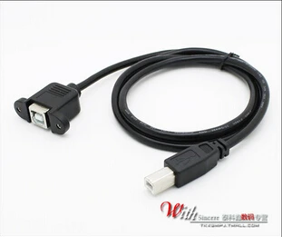 Удлинитель для порта принтера USB - B с отверстием винта может быть зафиксирован