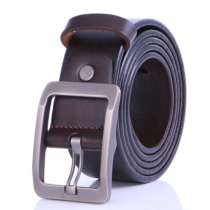 Модный мужской ремень роскошный из натуральной кожи высокое качество Воловья