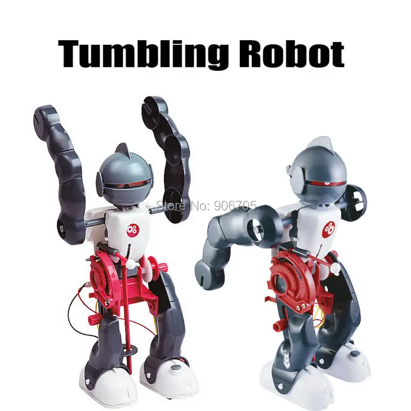 Набор игрушек для сборки с 3 режимами Обучающие фигурки Акробатический робот