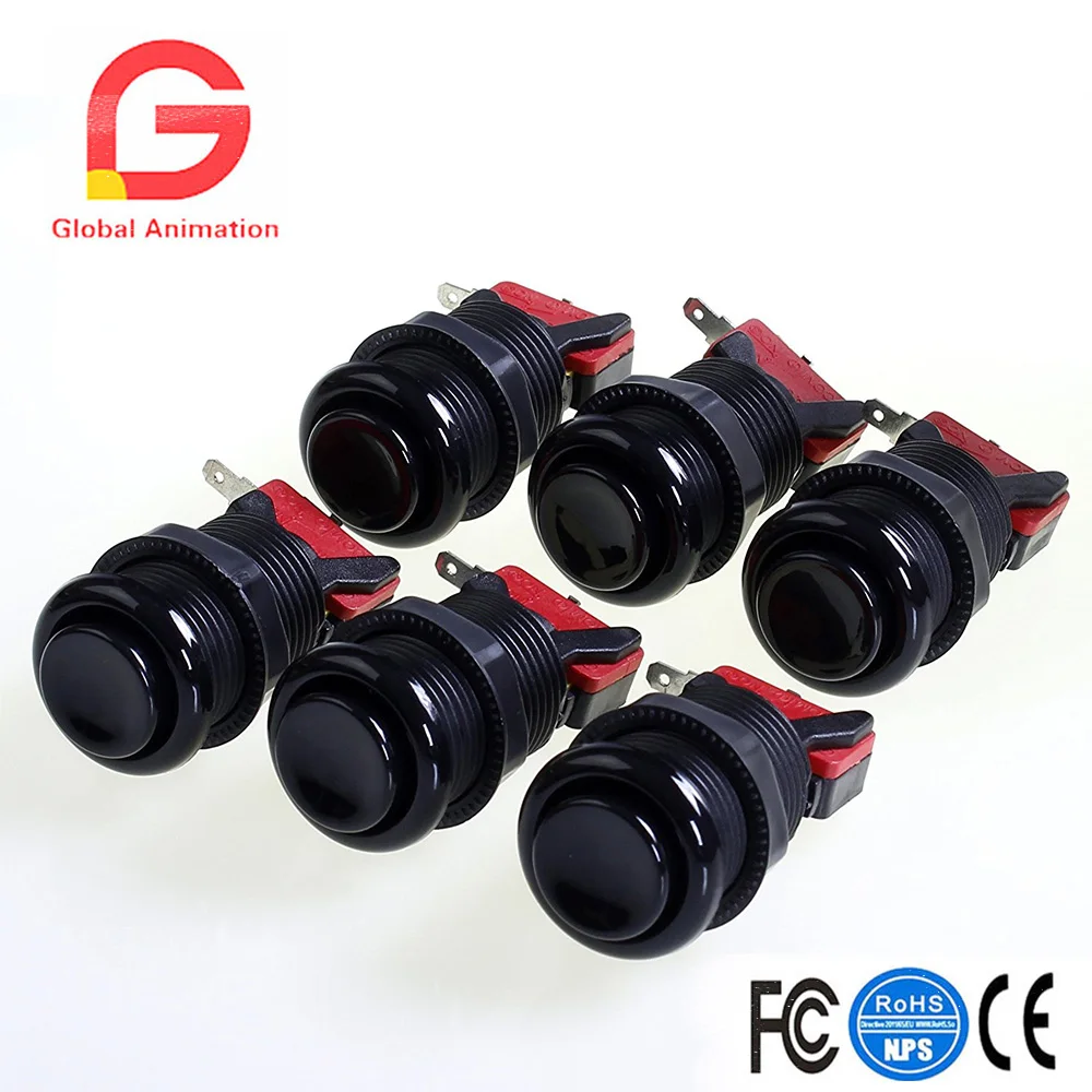 DIY аркадные кнопки и джойстик для Raspberry Pi HAPP стиль аркадный контроллер комплект