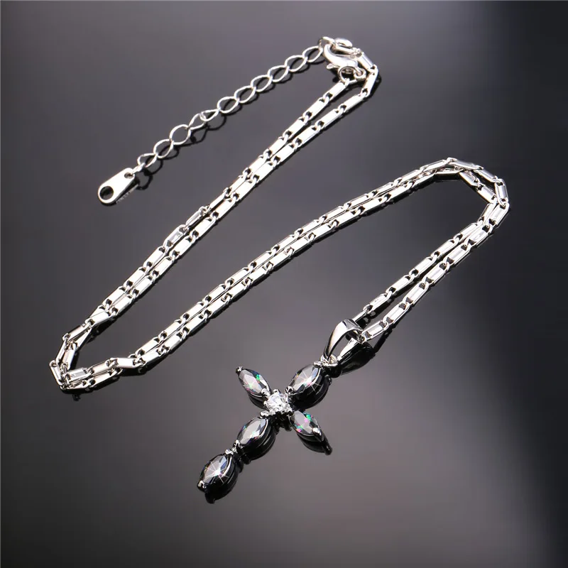 Роскошное ожерелье с кристаллами из кубического циркония христианские