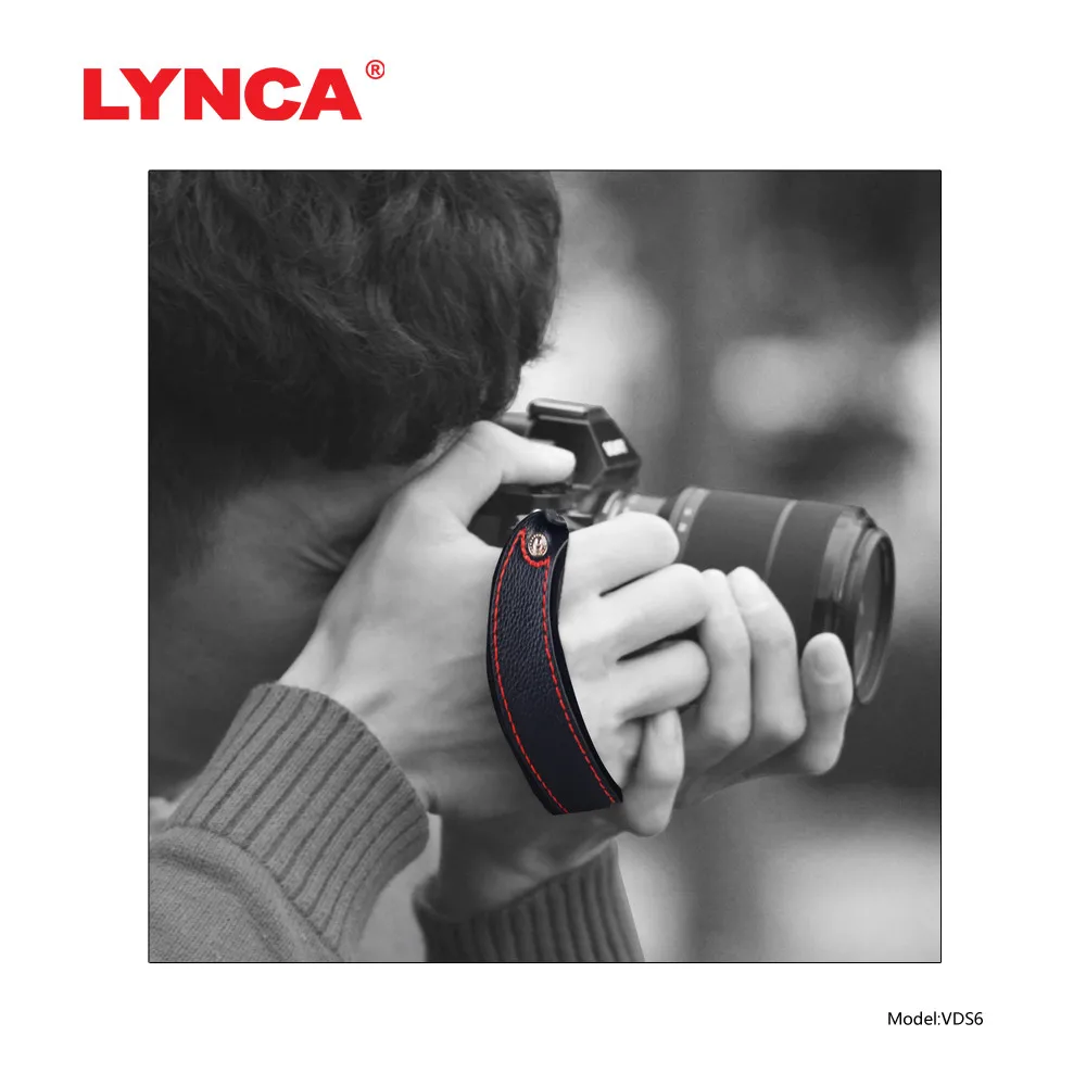 Ручной ремешок для камеры LYNCA с быстроразъемной пластиной высококачественный