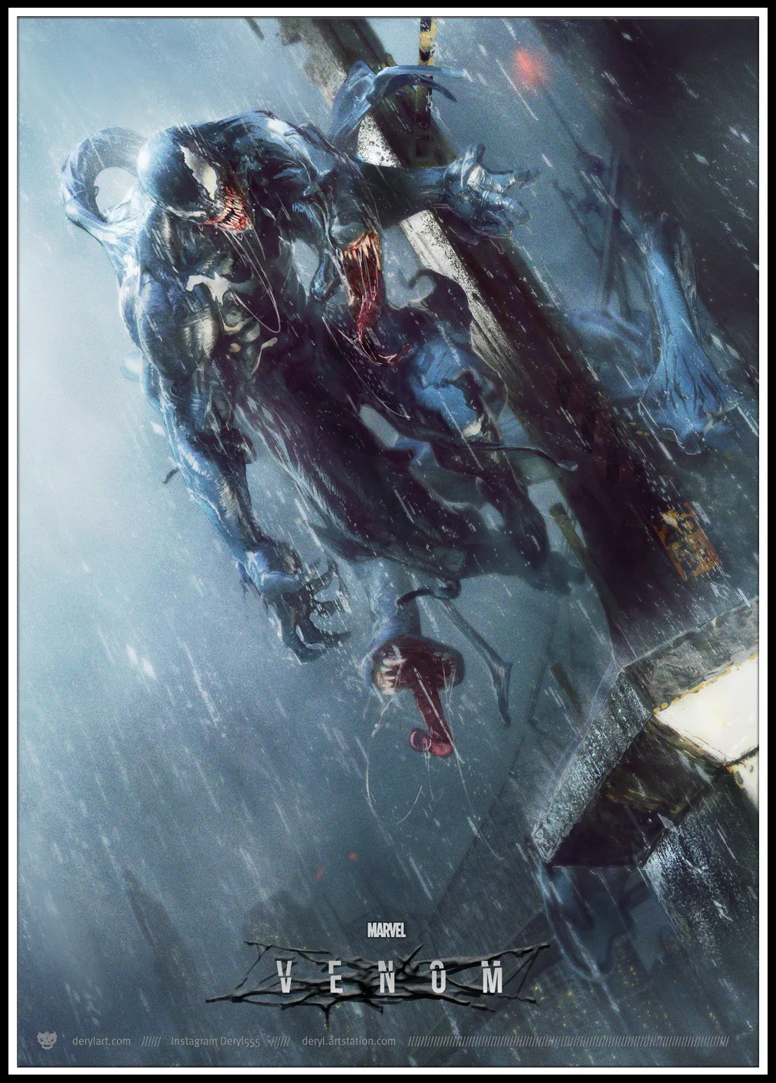 Новый 2018 Venom плакаты фильмы-Комиксы герой настенные картины для гостиной