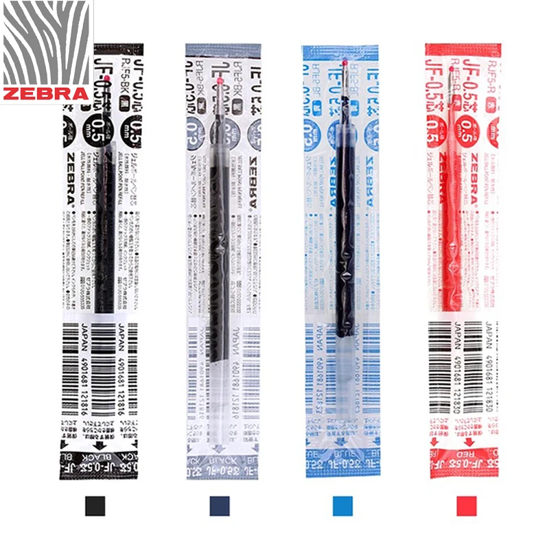 

12 Pcs/Lot Zebra JF-0.5 0.5 mm Ballpoint Pens Refills for JJ15 Gel Pens Stationery Office School Supplies wholesale