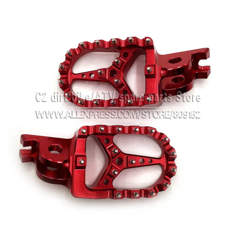 Заготовки MX широкие подножки подставки педали X Мост CR125/250 CRF450X CRF230F CRF250R L M CRF250X CRF450R Байк мотокросс эндуро