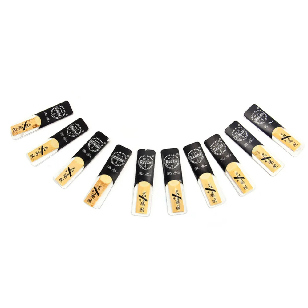 10 шт. BB Сопрано Саксофон Reeds 2.5 2-1/2 бамбук комплект духовой инструмент части и