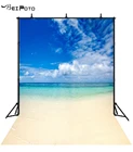 Фон для фотосъемки с изображением голубого неба, морского пляжа, пейзажа, летнего тематического праздничного декора, реквизит для фотостудии
