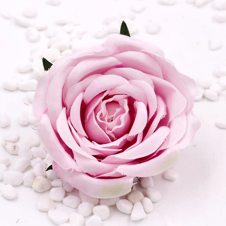 

New High quality artificial decorative rose flower heads simulation flower DIY wedding party home decoration gift 7CM