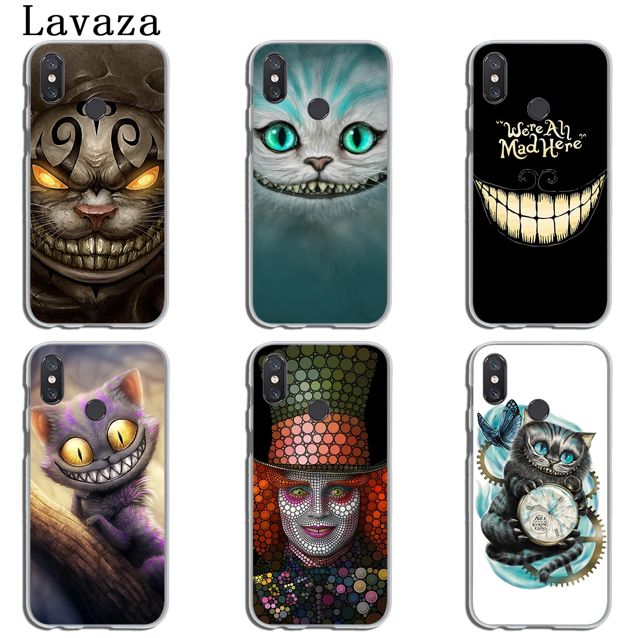 Чехол для телефона Lavaza Alice in Wonderland чеширский Xiaomi MI 10 9 9T CC9 CC9E A3 Pro 8 SE A2 Lite A1 6 pocophone f1