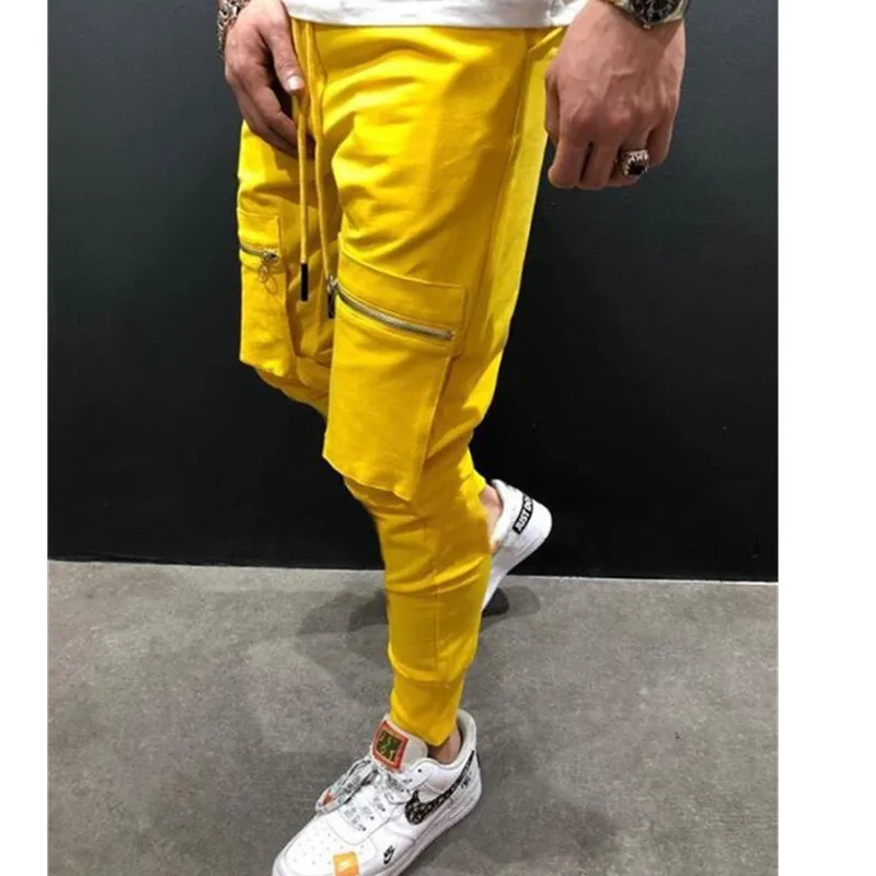 2019 Мужская модная повседневная одежда мужские хлопковые штаны для бега