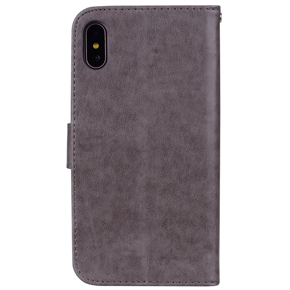 Роскошный кожаный кошелек чехол для iPhone X 8 7 6 6 S Plus 5 5S SE Мандала цветочные чехлы слот для карт карман стенд чехол