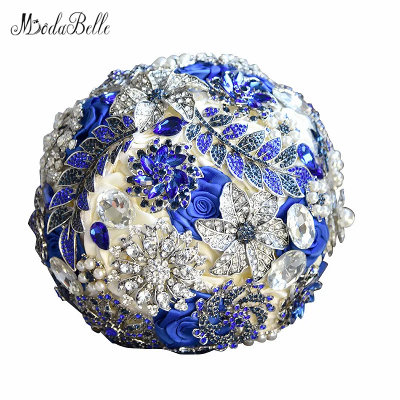 Modabelle элегантный индивидуальный шикарный жемчужный Королевский Синий Кристалл