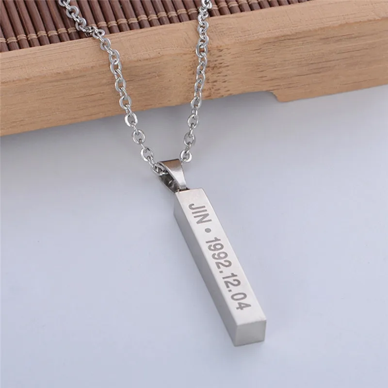 Cuboid серебряные ювелирные изделия KPOP Bangtan Boys Rap Monster SUGA JIMIN JUNG KOOK V JIN стандартное