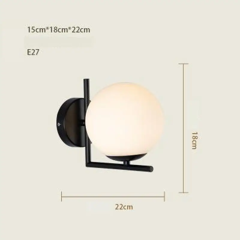Постмодерн Простой настенный светильник для гостиной креативный прикроватный