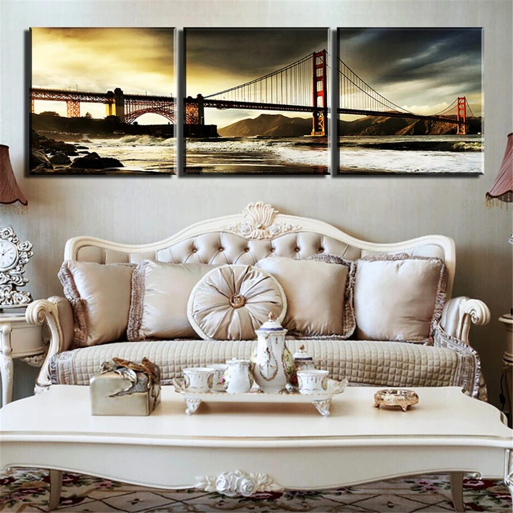 

Modern modular canvas print canvas household adornment wall art poster photos scenery sitting room wall decoration