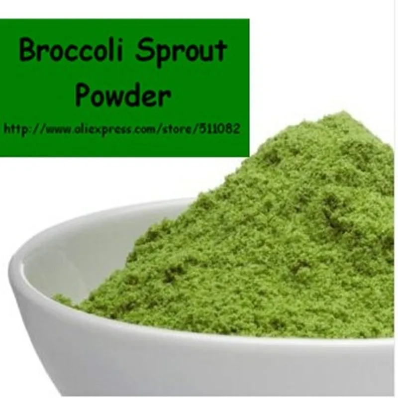 

250gram Organic Broccoli Sprout Extract Powder 1% SULFORAPHANE Green Superfood free shipping