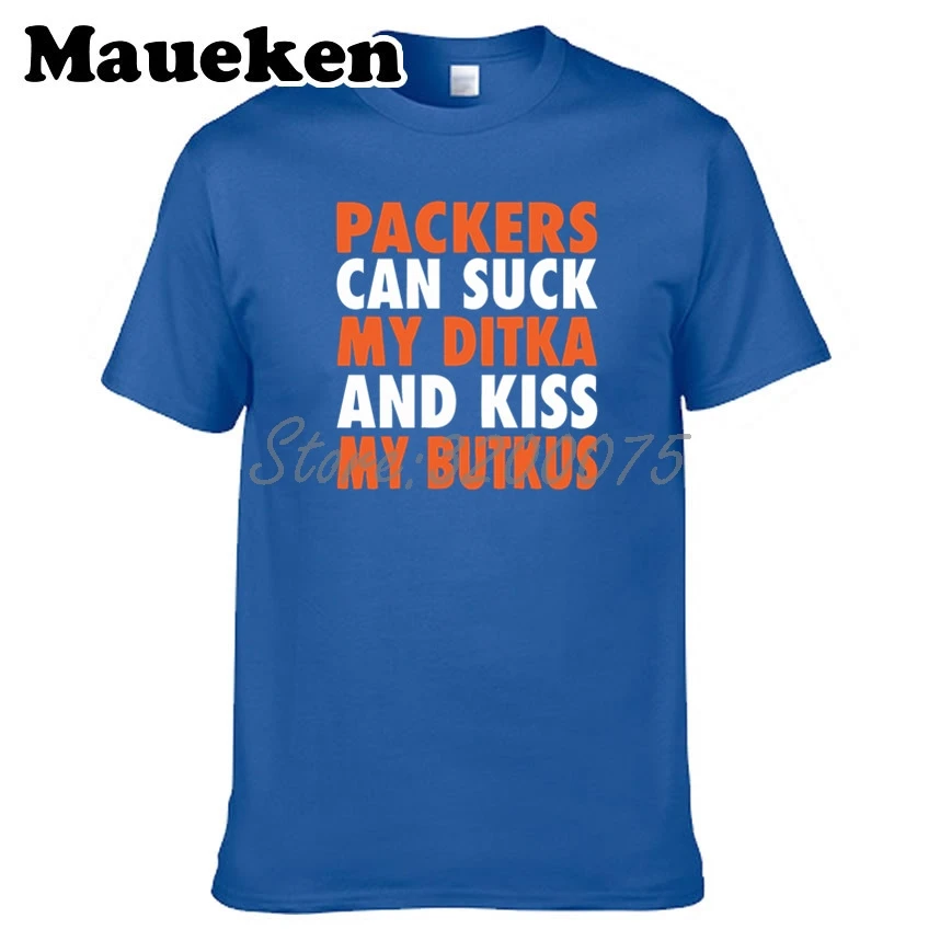 Мужская футболка Cutler making 6 Chicago PACKERS CAN Suck My Ditka Kiss Butkus с круглым вырезом W19031199|t shirt