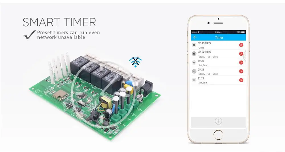 Фабрика Sonoff 4CH PRO R2 Smart Wifi переключатель универсальный тип 4 банда 4 канала DIY Автоматизация domotic работает с Alexa Google Home