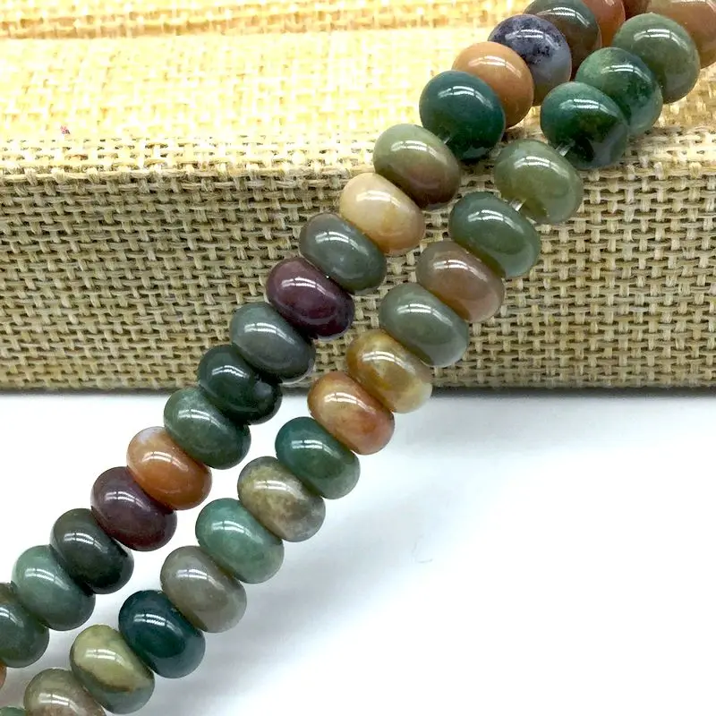 Модные разноцветные каменные бусины Rondelle диаметр 8 мм круглые сделай сам серьги