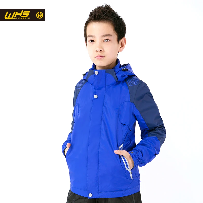 WHS куртка для мальчики туризм спортивная водонепроницаемый ветрозащитный одежды
