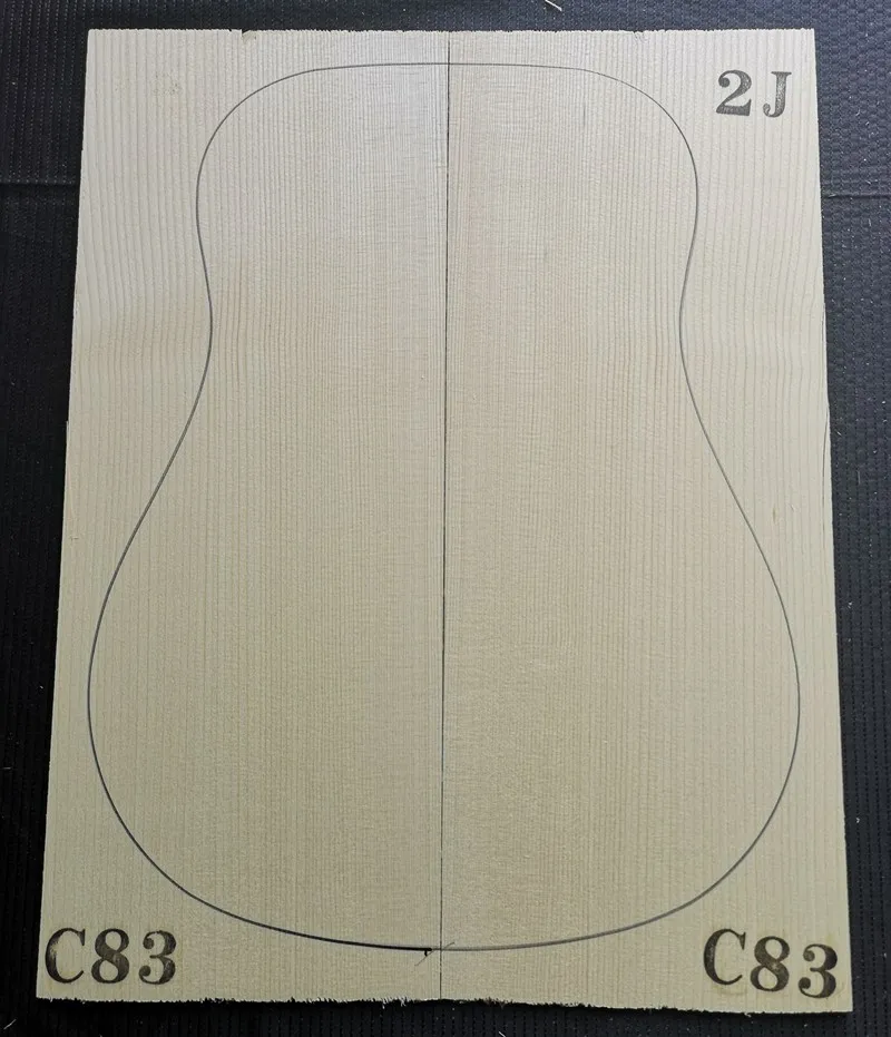 GERSP-2JC83 2# класс Picea Abies Alps ель гитара из твердой древесины топ 41 дюймов DIY деревянная гитарная панель ручной работы материал для изготовления гитар 4,5*215*5 - Цвет: GERSP-2JC83