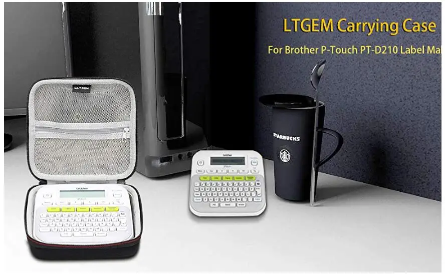LTGEM Жесткий Чехол для Brother P-Touch PT-D210 производитель этикеток