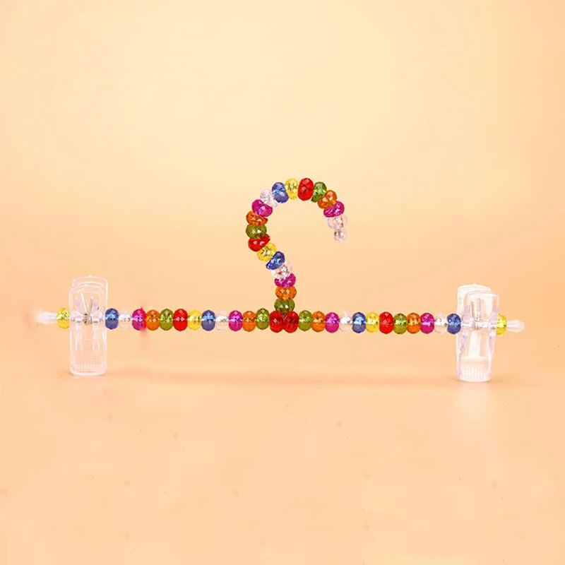 Пластиковая вешалка с жемчугом для взрослых Sainwin 5 шт./лот Красочные Хрустальные