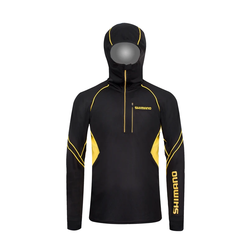 

New Brand Outdoor Fishing Shirts Quick Dry Fishing Clothing Top Quality Men Long Sleeve Hooded Breathable Fishing Clothes Vest