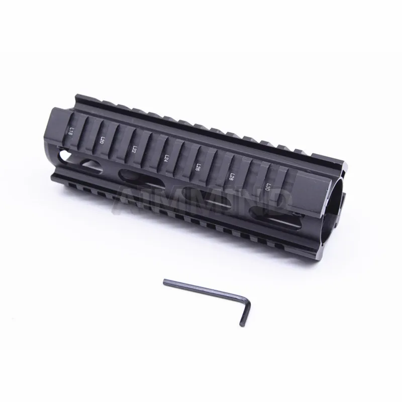 Тактический металлический страйкбол AR 15 M4 карабин ручной работы 6 7 дюймов RIS Quad Rail