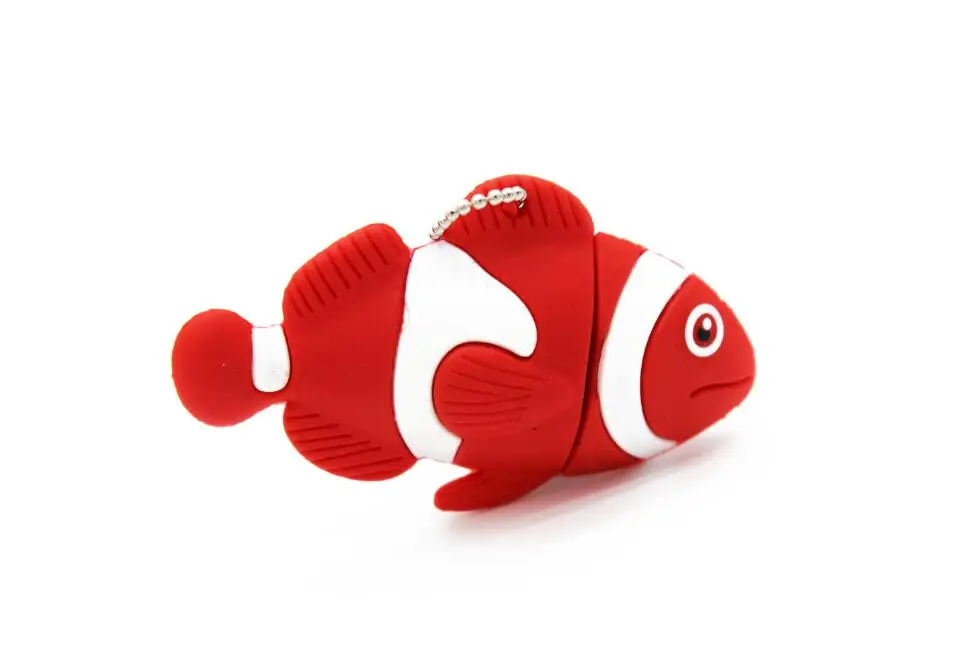 Jaster lovely fish, usb флеш-накопитель, 64 ГБ, 32 ГБ, маленькая ручка-накопитель с животными, 16 ГБ, карта памяти, мультяшный USB 2,0