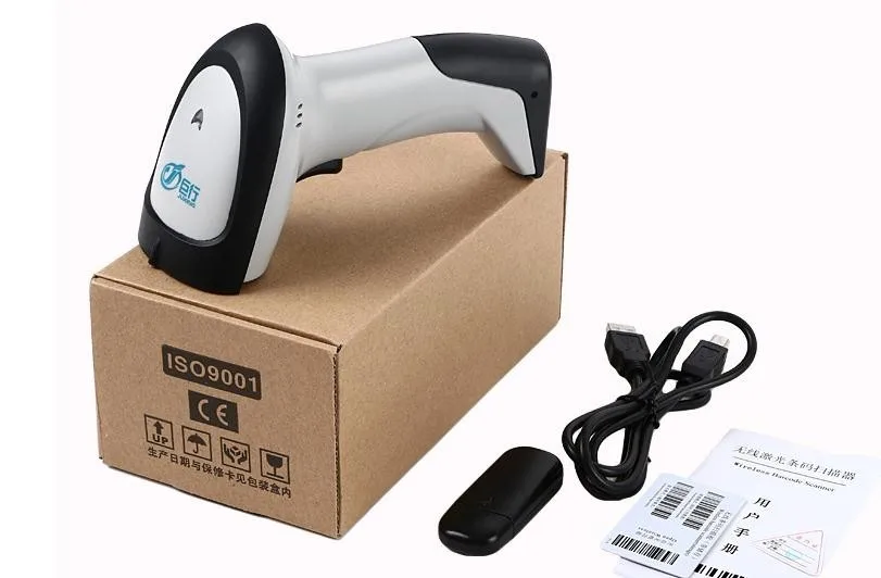 Беспроводной лазерный сканер штрихкодов для POS 2 4 ГГц|wireless laser barcode scanner|barcode scannerlaser